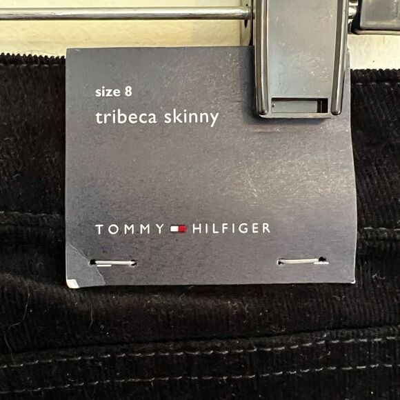 Tommy Hilfiger Extra fine baby lock corduroy jeans, size 8 Brilliant black - Picture 3 of 8